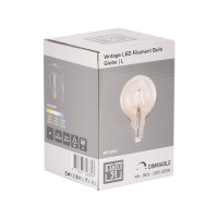 LED Carbon Glühlampe Bol L Label51 9,5 x 9,5 x 13,8 cm