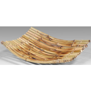 Obstschale Schale aus Bambus Dekoschale