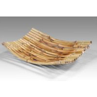 Obstschale Schale aus Bambus Dekoschale