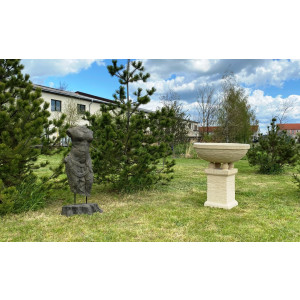 Weibliche Skulptur Steinfigur Gartenfigur Gartendeko 115cm