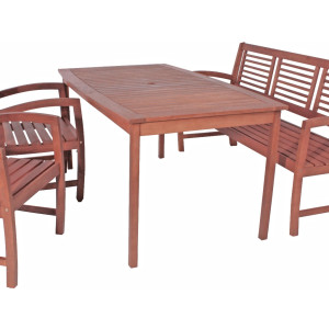 Tisch Madison, Gartentisch massivholz, Esstisch